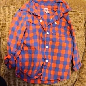 Toddler long sleeve button up